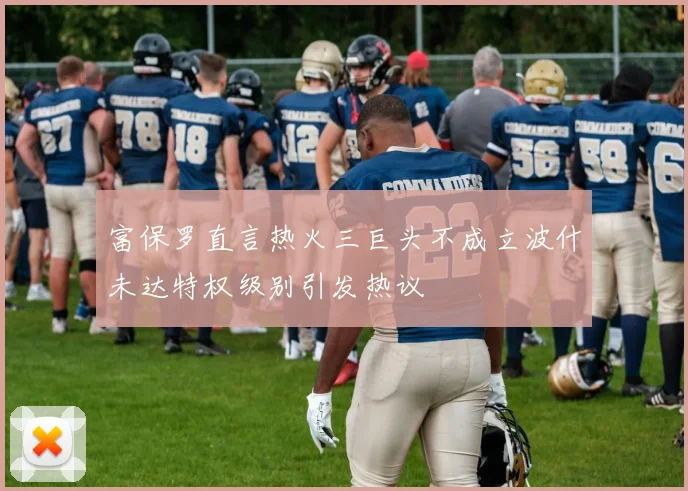富保罗直言热火三巨头不成立波什未达特权级别引发热议