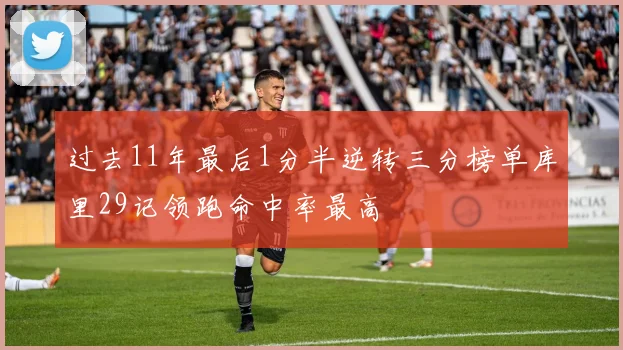 过去11年最后1分半逆转三分榜单库里29记领跑命中率最高